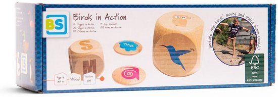 BS Toys Vogels in Actie - Houten Educatief Spel - FSC - Vanaf 4 jaar