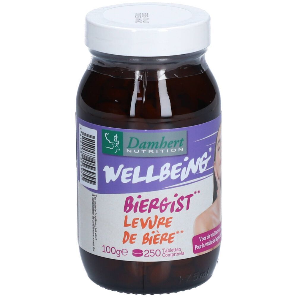 Damhert Wellbeing Biergist 250 tabletten