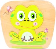 Simply for Kids Wooden Shape Puzzle Frog - My First Puzzle - From 1 year