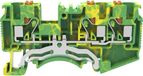 Degson DS4-TW-PE-01P-1C-00A(H) Borne à ressort Borne à poussoir Vert, Jaune 1 pièce