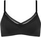 Sloggi Go Ribbed T-shirt bh voor dames, zwart, maat S