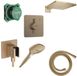 Hansgrohe Duoturn Q Doucheset - inbouwdeel - inbouwkraan - hoofddouche - handdouchehouder - doucheslang - handdouche - brushed bronze