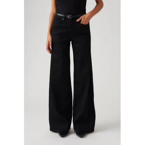Levi's 318 shaping mid waist wide leg jeans