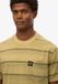 Superdry T-shirt met contrasterende strepen en zak voor heren - Katoen - Maat L - Washed Cappuccino Stripe