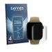 Savvies Protection d'écran pour Apple Watch Series 12 (42 mm) - Film protecteur transparent couverture complète 4 Pièces