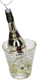 HD Collection Boule de Noël en verre - Refroidisseur de champagne 14cm Multi