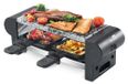 Merkloos Raclette Mini-raclette voor 2 personen - 350 W - Afneembare steen - Antiaanbaklaag - Zwart