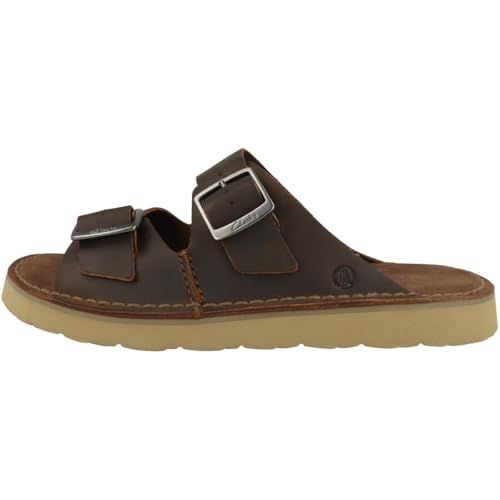 Clarks Solsbury Strap Mens Beeswax Leather, 7.5