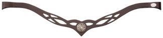 Kavalkade Celtic Frontaal voor paard Cob Bruin Leer/Metaal