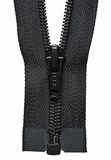 YKK Coil Zip, No. 580 Zwart, 61 cm Lengte