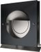 Paneir Airdesigns Opbouw uitblaasrooster Ø 100 mm ZWART / ANTRACIET (RAL7021) met centrale klep
