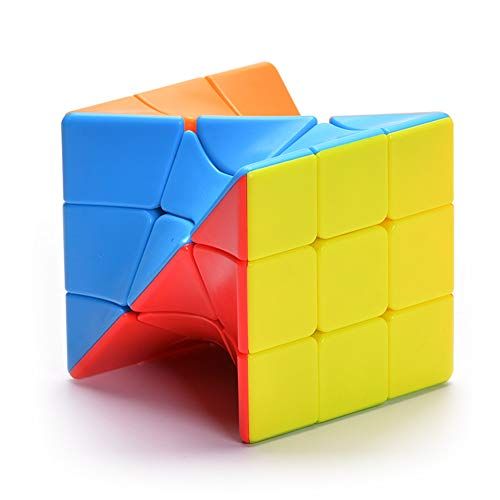 Yealvin Magische kubus Twisty Skewb Cube Twisty Puzzel - Brain Teaser