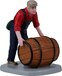 Lemax The Wine Barrel Kersthuisjes & Kerstdorpen - Polyresin - 5.80 cm
