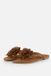 Lazamani Slippers cognac Suede - Maat 42