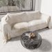 PETTI Artigiani Italiani - Sprei voor Frans bed, lente, zomer, lichte deken voor Frans bed, dekbed, duivel taupe, 100% Made in Italy
