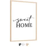 edihome Fotolijst 30x40 cm Hout Acrylglas Bruin