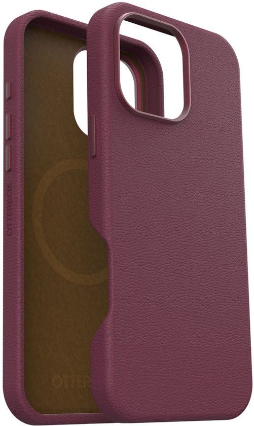OtterBox Symmetry Cactus Leather Case Apple iPhone 16 Pro Max Maroon Bells