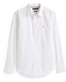 Tommy Hilfiger Heren Lange Mouwen Shirt Katoen Wit XXL