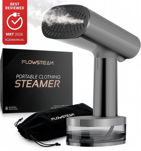 FLOWSTEAM® Luxe Kledingstomer - Matte Gray Edition - SG5657