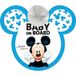 Tataway Kind aan boord, autoveiligheidsbord „baby aan boord” Disney Mickey Mouse Mickey Mouse-afbeeldingen met zuignapbevestiging