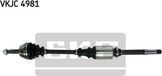 SKF VKJC 4981 Driveshaft kit