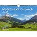 Reismagie Seelenzauber Reismagie Oostenrijk, DIN A4, kalender voor 2024, Wenen, Salzburg, Linz, bergen, stad, land, vakantie