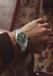 Timex Waterbury Ace Chronograph Quartz Horloge Zilverkleurig/Groen 41mm TW2Y19100AJ