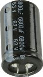 Teapo Elektrolytische condensator 6800 µF 63 V 20 % (Ø x h) 30 mm x 50 mm 1 stuk