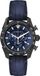 Versace VEDB00418 V-Ray chronograaf, noir, bleu, bracelet en cuir, montre homme, neuf
