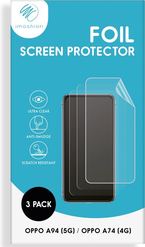 iMoshion Screenprotector voor Oppo A94 (5G) / A74 (4G) - 3 stuks
