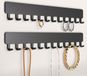 Goodivery Wandhanger voor Kettingen en Sieraden Organisatie - Zwart - Set van 2 Stuks