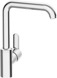 Hansa Primo - Keukenkraan - 1-gats - Zijbediening - 150° Draaibare Uitloop - 19.2cm - Chroom