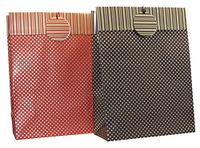 Clairefontaine 211824C – een middelgrote tas, 25 x 11 x 33 cm, voor- en achterkant, chocoladebruin/rood (willekeurige kleur)