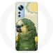 Maniacase Etui voor Xiaomi Mi 12 / 12X Amazone papegaaien groen