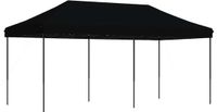 vidaXL Partytent inklapbaar pop-up 580x292x315 cm zwart
