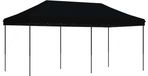 vidaXL Partytent inklapbaar pop-up 580x292x315 cm zwart