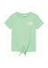 s.Oliver Shirt lichtgroen / wit
