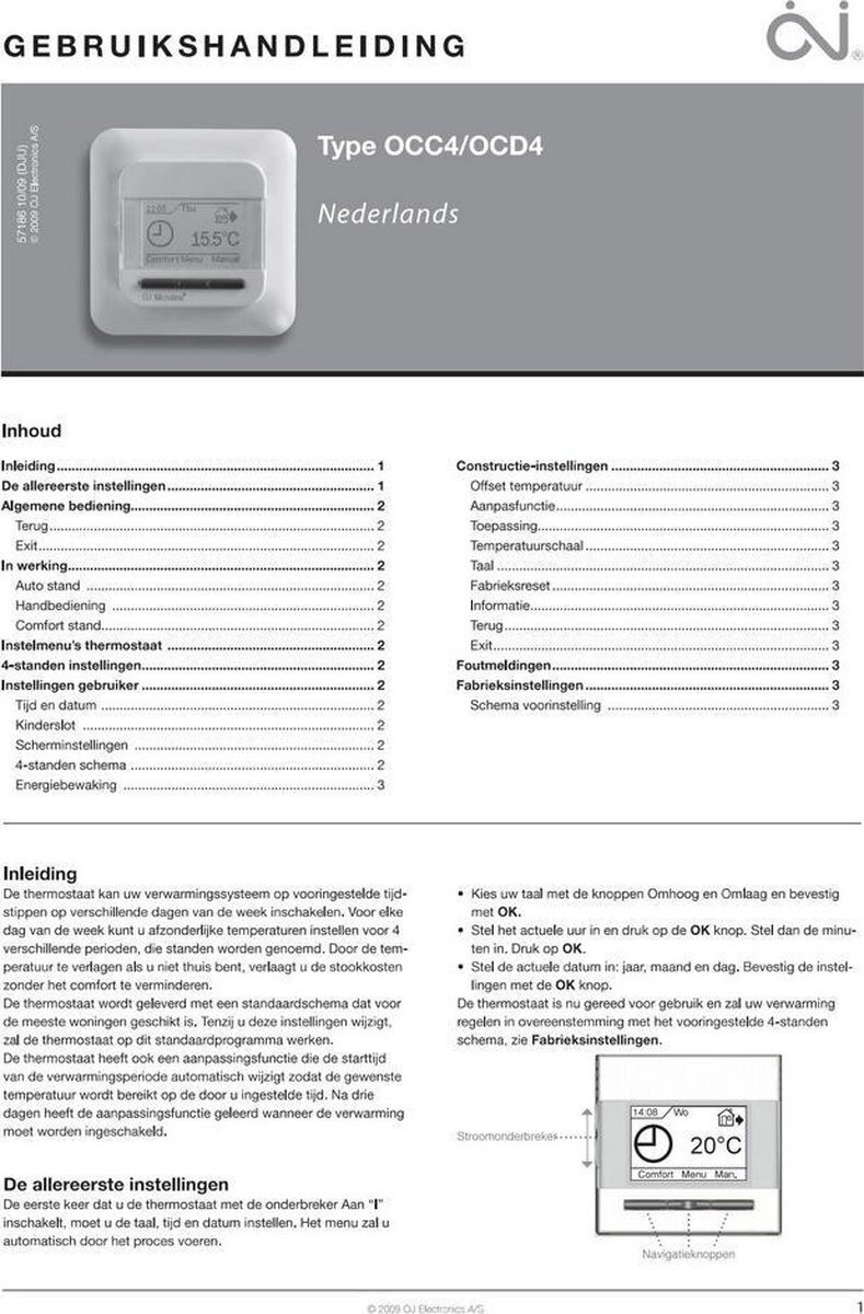 Royal Plaza Atlas inbouwthermostaat v/vloerverwarming solo mat wit