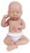 OEM Slaapende siliconen babypop, 36 cm, jongen, realistisch, met gewicht