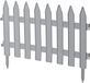 Form Plastic Tuinhekjes - 7 stuks - Kunststof - 320 cm - Lichtgrijs