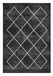 Geweven Andiamo Geweven tapijt Bolonia ornament patroon loper modern polypropyleen Öko-Tex 100 tapijt in antraciet, 120 cm x 170 cm
