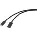 Renkforce RF-4755220 USB-kabel USB 3.2 Gen 2 (3.1 Gen 2) 1 m USB C 20 Gbit/s 60 W Zwart