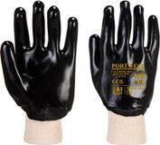 Portwest PVC Tricot Manchet - Zwart - L