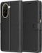 Techsuit Hoesje geschikt voor Xiaomi Redmi A5 173.3mm - Leather Folio Book Wallet Case - Zwart