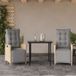 Prolenta Maison Exclusive 3-delige tuinset met kussens, inclusief polyrotan