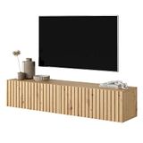 Selsey Televisiekast Board Sideboard TV tafel TV kast 138,6 cm hangend Artisan eiken met gelamineerde voorkant Telire