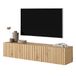 Selsey Televisiekast Board Sideboard TV tafel TV kast 138,6 cm hangend Artisan eiken met gelamineerde voorkant Telire