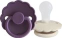FRIGG Daisy Fopspeen - 2 Stuks - Latex - Violet Dream / Lilac