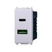 Elektronova Stopcontact USB Type-A+C 5V 3.1A oplader wit compatibel Vimar Plana dubbele oplader 3002