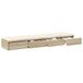 vidaXL - Bedlades - Sonoma - Eik - 140 - x - 36,5 - x - 16,5 - cm - Bewerkt - hout